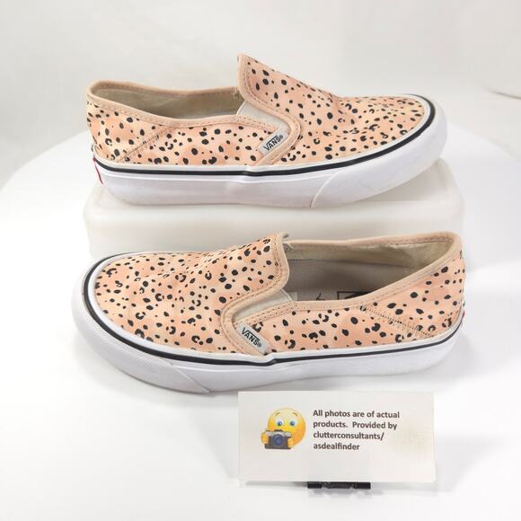 Vans Off the Wall Marca Slip On Shoe Womens Size 5.5 Pink - Picture 5 of 9